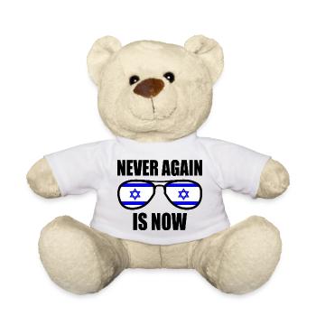 Never again is now - Teddy Bear - white - Front