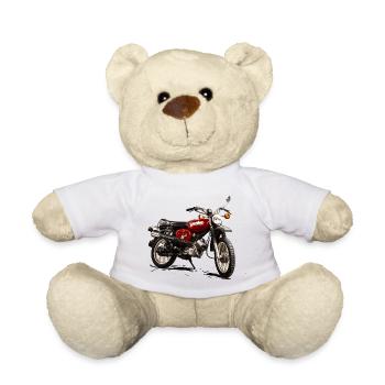 S51 Enduro Simson Motorrad - Teddy - Weiß - Vorne