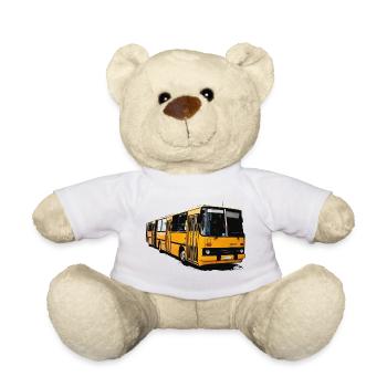 Bus Ikarus Z80 jaune - Nounours - blanc - Devant