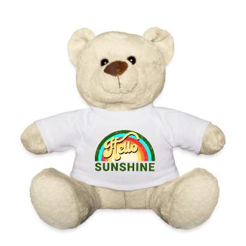 Hallo Sonnenschein - Teddy - Weiß - Vorne