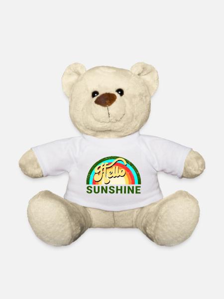 Bonjour soleil - Nounours - blanc