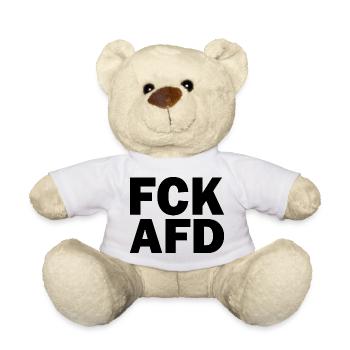 Fck afd - Teddy - Weiß - Vorne
