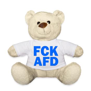 Fck afd - Teddy - Weiß - Vorne