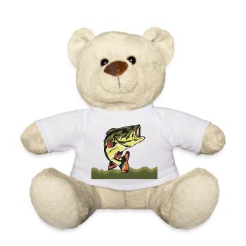 fisch, fisch, angeln, see, meer, angeln, fauna, exotisch - Teddy - Weiß - Vorne