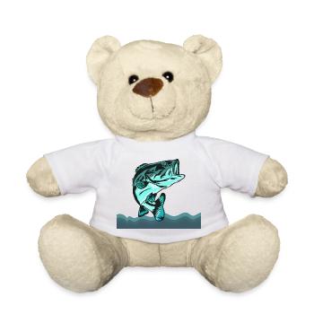 fisch, fisch, angeln, see, meer, angeln, fauna, exotisch - Teddy - Weiß - Vorne