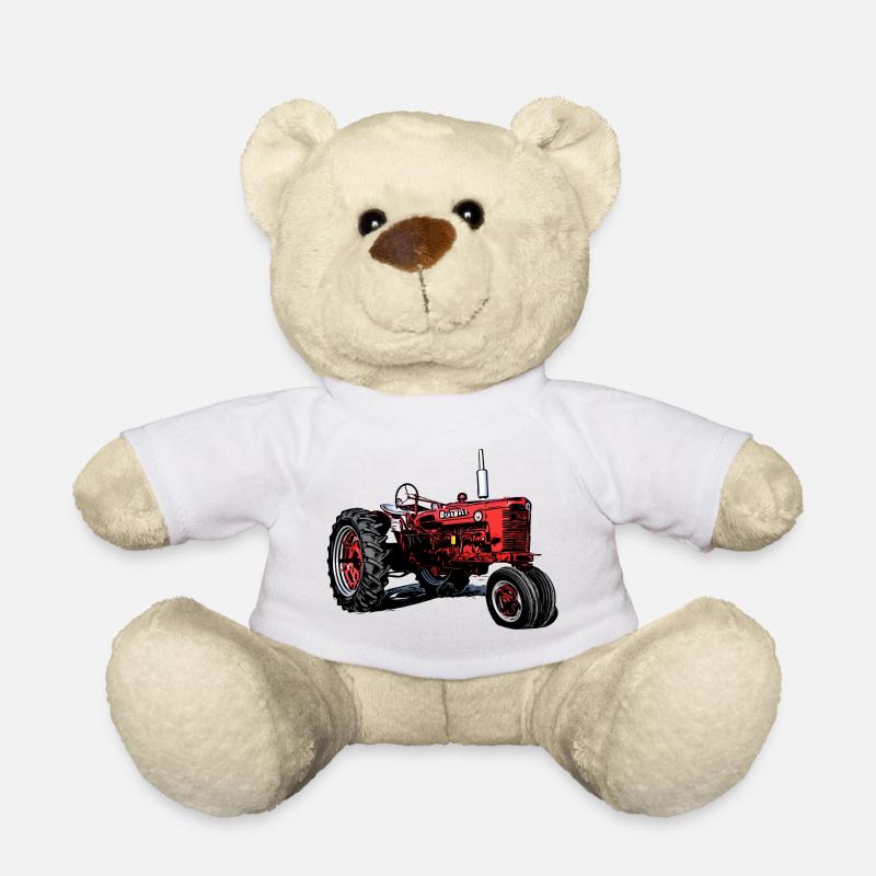 International Harvester Farmall H Traktor - Teddy - Weiß