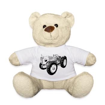 Ackerdiesel Allrad Traktor 4N2 - Teddy - Weiß - Vorne
