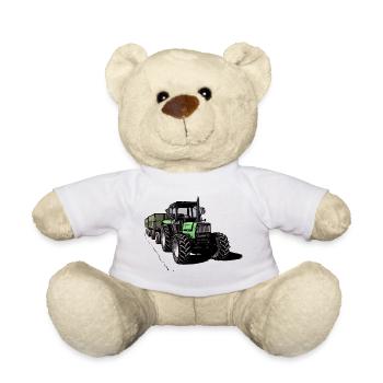 Deutz 4.31 Traktor mit Anhänger - Teddy - Weiß - Vorne