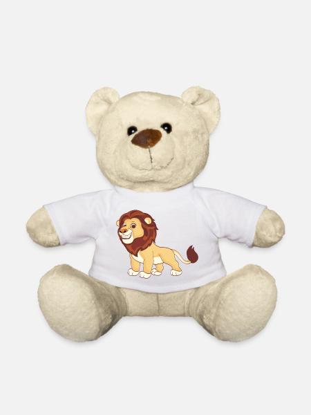 Ein prächtiger Löwe - Teddy - Weiß
