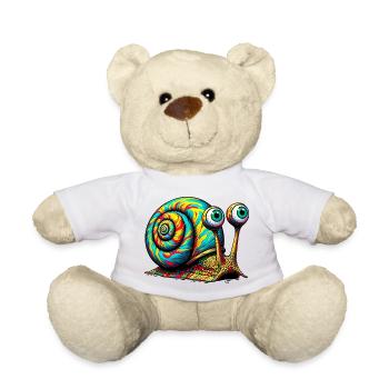 Escargot - Nounours - blanc - Devant