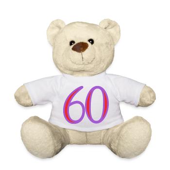 60. 60 JAHRE - Teddy - Weiß - Vorne