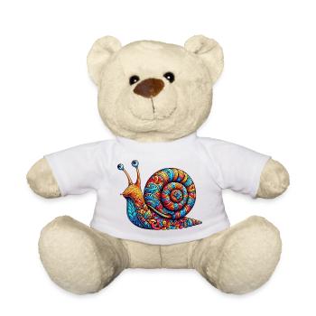 Schnecke - Teddy - Weiß - Vorne