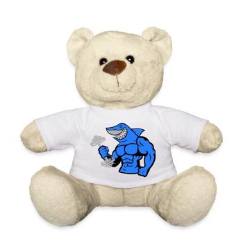shark hai bodybuilding Hantel 1 - Teddy - Weiß - Vorne