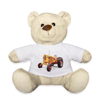 Minneapolis Tractor - Teddy Bear - white - Front