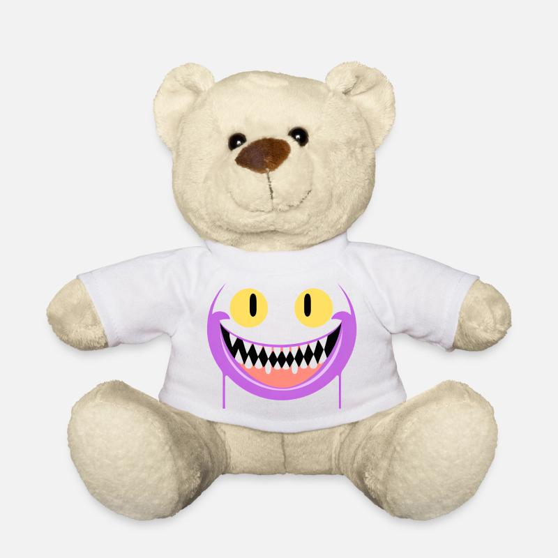 Gruselgrinsen - Teddy - Weiß