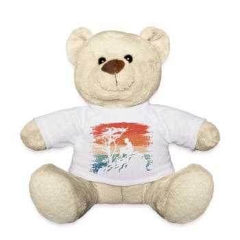 Sunset Cliff Silhouette - Teddy - Weiß - Vorne