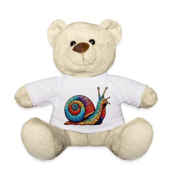 Escargot - Nounours - blanc - Devant