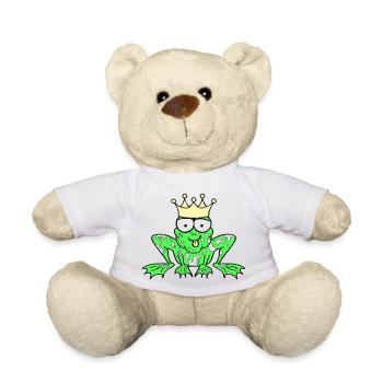 Prince Charmant Grenouille Roi - Nounours - blanc - Devant