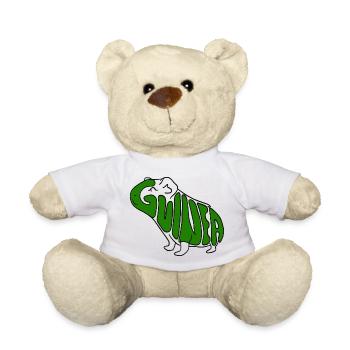 Guinea Pig Green - Teddy Bear - white - Front