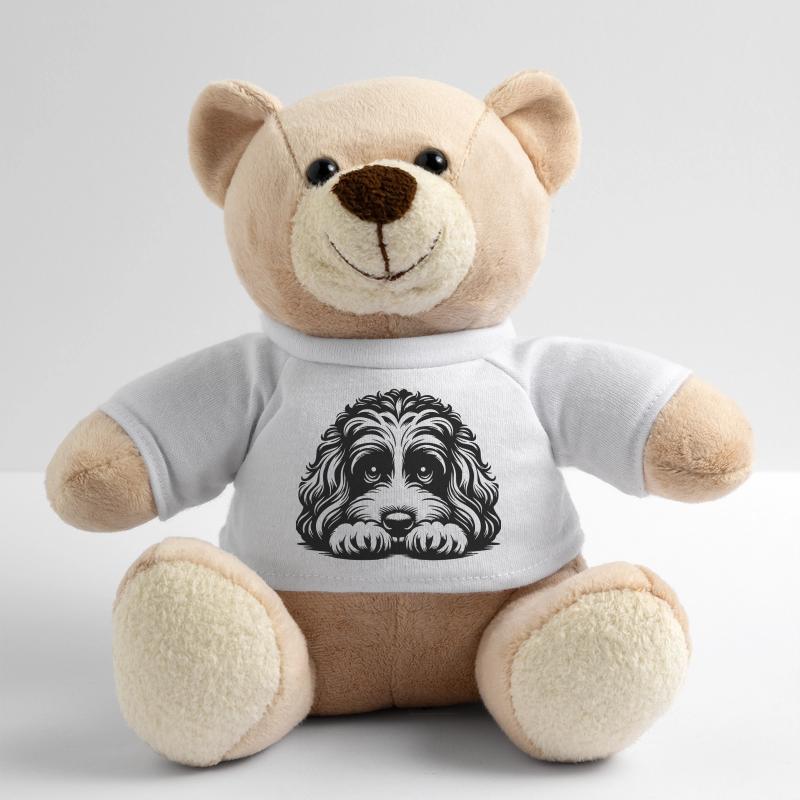 Cavapoo Kopf mit Pfoten Teddy