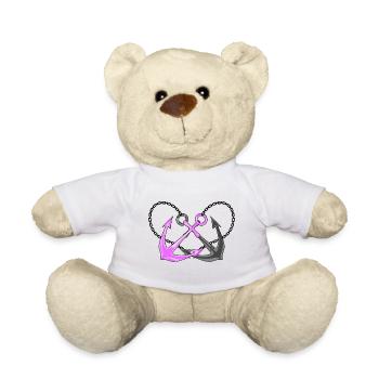Deux ancrages - Nounours - blanc - Devant