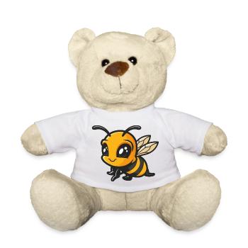 abeille bourdon insecte - Nounours - blanc - Devant