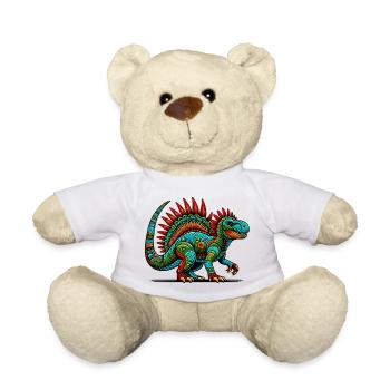 Dinosaure - Nounours - blanc - Devant