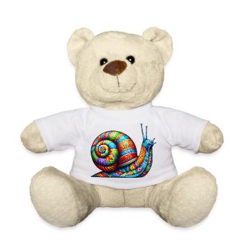 Schnecke - Teddy - Weiß - Vorne