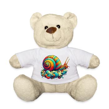 Schnecke - Teddy - Weiß - Vorne