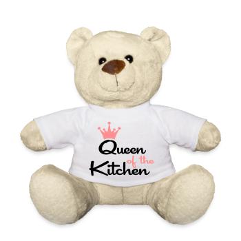 Gift idea for women who like to cook - Teddy Bear - white - Front