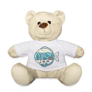 Fisch - Teddy - Weiß - Vorne