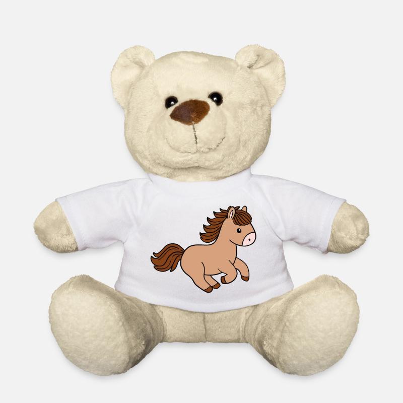 Pferd - Teddy - Weiß
