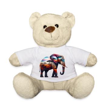 Elefant - Teddy - Weiß - Vorne