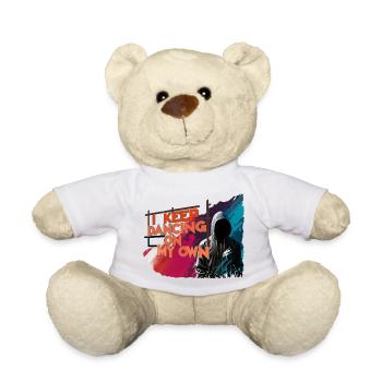 ich tanze weiter alleine - Teddy - Weiß - Vorne