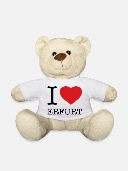 I LOVE ERFURT - Teddy - Weiß