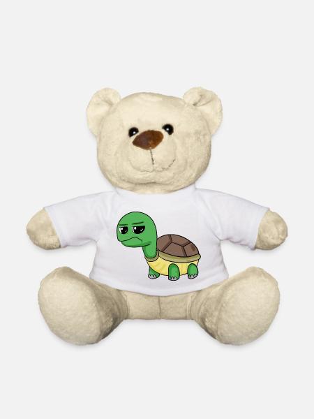 Schildkröte - Teddy - Weiß