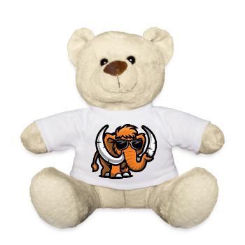 Mammut Bande Dessinée Cool - Nounours - blanc - Devant