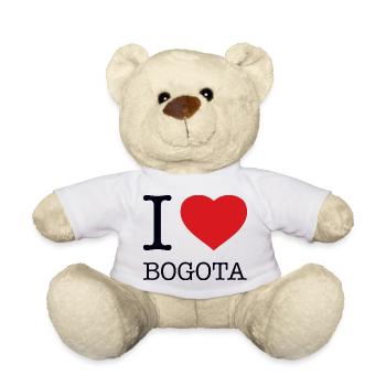 I LOVE BOGOTA - Teddy Bear - white - Front