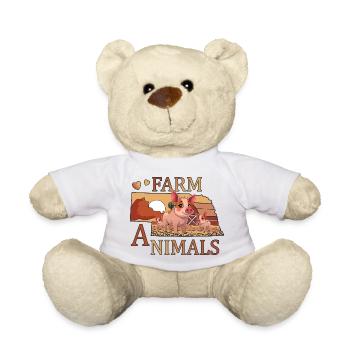 Pigs - Teddy Bear - white - Front