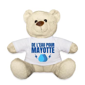 Mayotte, 976, Französisches Departement - Teddy - Weiß - Vorne