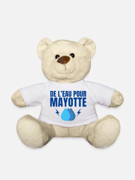 Mayotte, 976, département Français - Nounours - blanc