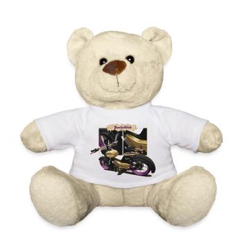 Star (gold) // Illustration - Teddy - Weiß - Vorne