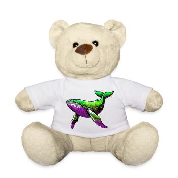 Wal - Teddy - Weiß - Vorne