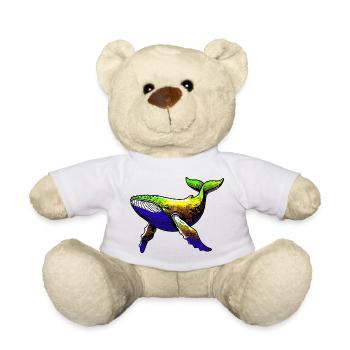 Wal - Teddy - Weiß - Vorne