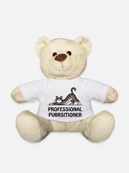 Animal - Professional Purrsitioner - Nounours - blanc