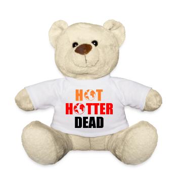 Hot hotter dead - Teddy - Weiß - Vorne