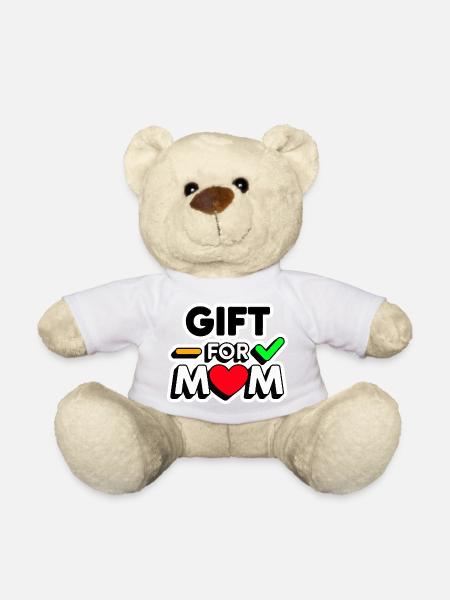 Valentinstagsgeschenk für Mama zum Valentinstag - Teddy - Weiß