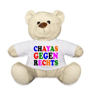 chayas gegen rechts - Teddy - Weiß - Vorne
