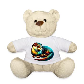 Otter - Teddy Bear - white - Front