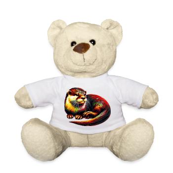 Otter - Teddy Bear - white - Front